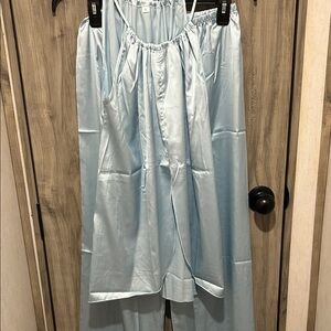 SHEIN Light Blue Women's Pajama Set